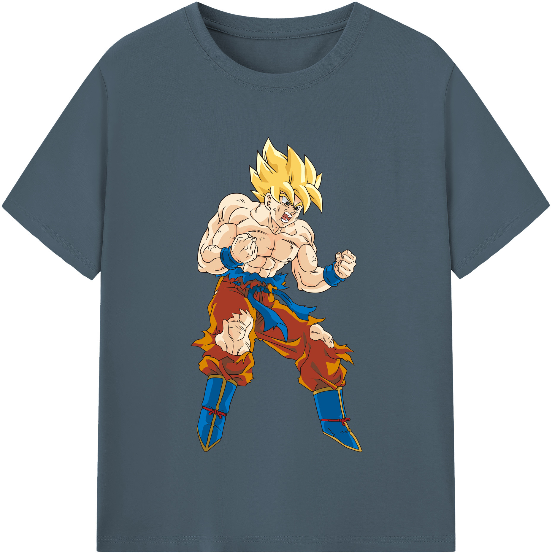 （画像用） ドラゴンボール 孫悟空（そん ごくう）Son Goku カカロット DRAGON BALL Kakarotto 綿100％半袖Tシャツ（フロントプリント）